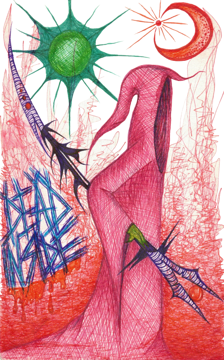 Dead Inside. Pen & Ink.